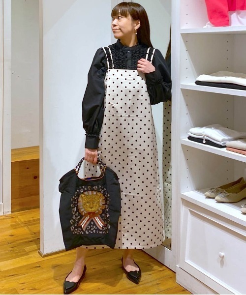 Ball&Chain（ボールアンドチェーン）の「[Ball&Chain]shopping bag-D.LEOPARD(M)（エコバッグ/サブバッグ・レディース・ブラック/グレー/ベージュ・FREE）」の13枚目の写真
