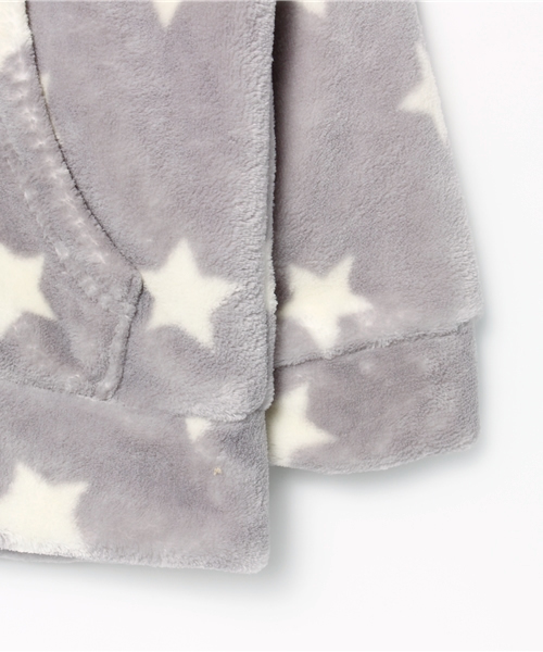 GLOBAL WORK（グローバルワーク）の「【キッズ】ミミツキボアZIPパーカー/568937（パーカー・キッズ・ホワイト系その他/ブラック/グレー・LARGE/MEDIUM/X-LARGE/SMALL）」の6枚目の写真