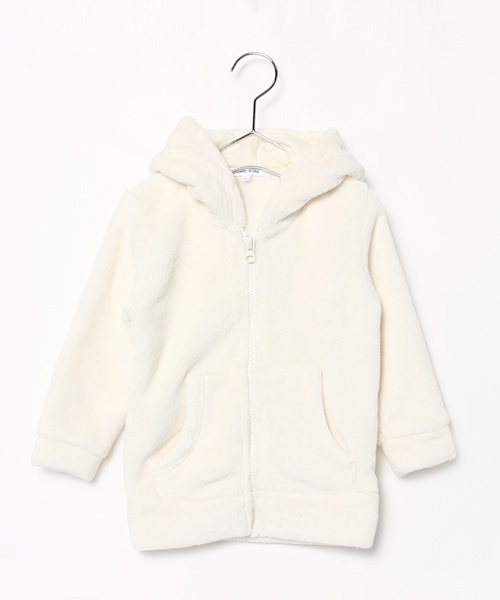 GLOBAL WORK（グローバルワーク）の「【キッズ】ミミツキボアZIPパーカー/568937（パーカー・キッズ・ホワイト系その他/ブラック/グレー・LARGE/MEDIUM/X-LARGE/SMALL）」の12枚目の写真