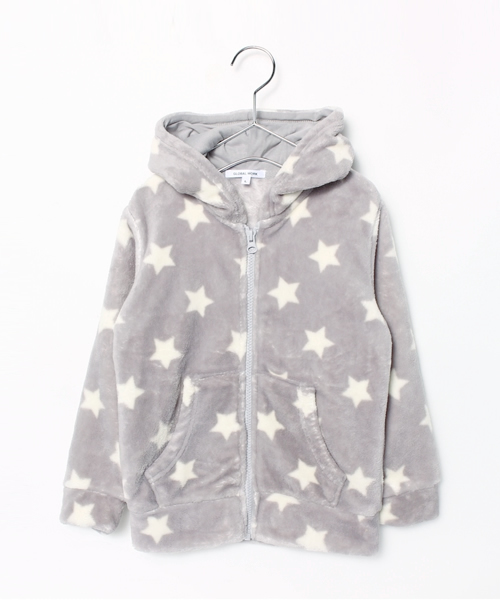 GLOBAL WORK（グローバルワーク）の「【キッズ】ミミツキボアZIPパーカー/568937（パーカー・キッズ・ホワイト系その他/ブラック/グレー・LARGE/MEDIUM/X-LARGE/SMALL）」の13枚目の写真