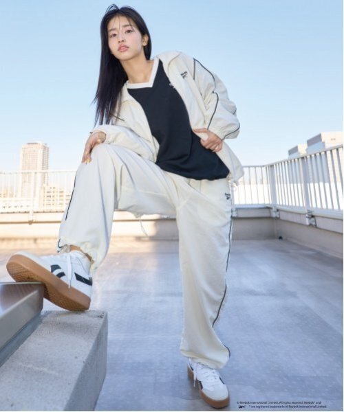 LOVETOXIC（ラブトキシック）の「【Reebok】ナイロンパンツ（その他パンツ・キッズ・ブラック/エメラルド/オフホワイト・S:140cm/L:160cm/M:150cm）」の7枚目の写真