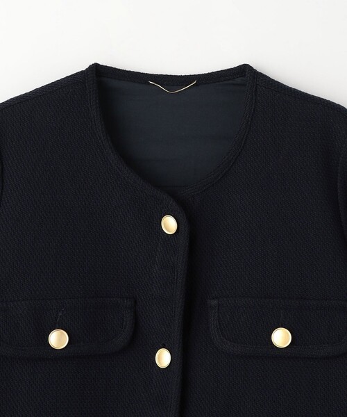 green label relaxing（グリーンレーベルリラクシング）の「ライトラッセル ジャケット ハオリ（カーディガン/ボレロ・レディース・オフホワイト/ネイビー/その他1・FREE）」の17枚目の写真