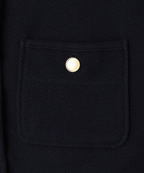 green label relaxing（グリーンレーベルリラクシング）の「ライトラッセル ジャケット ハオリ（カーディガン/ボレロ・レディース・オフホワイト/ネイビー/その他1・FREE）」の20枚目の写真