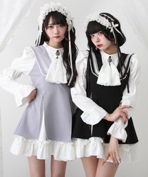 DearMyLove | 姫袖ビジュースカーフワンピース(ワンピース)