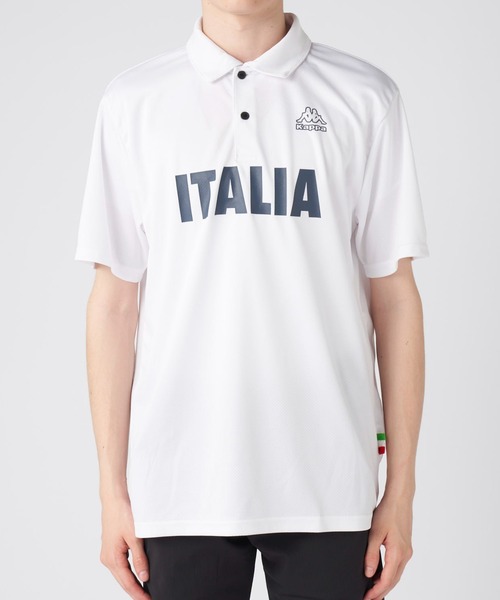 Kappa(カッパ)の「ITALIA 半袖ポロシャツ(ポロシャツ・メンズ・ネイビー/ホワイト/ブラック×ブラック/ブラック・MEDIUM/X-LARGE/LARGE)」の10枚目の写真