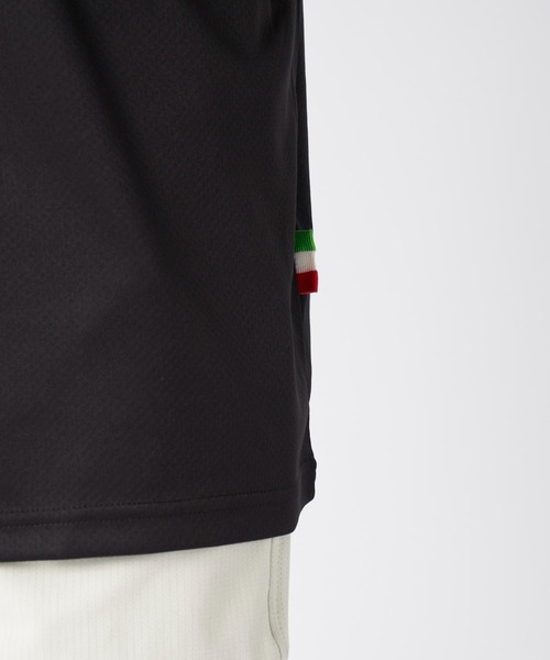 Kappa(カッパ)の「ITALIA 半袖ポロシャツ(ポロシャツ・メンズ・ネイビー/ホワイト/ブラック×ブラック/ブラック・MEDIUM/X-LARGE/LARGE)」の19枚目の写真
