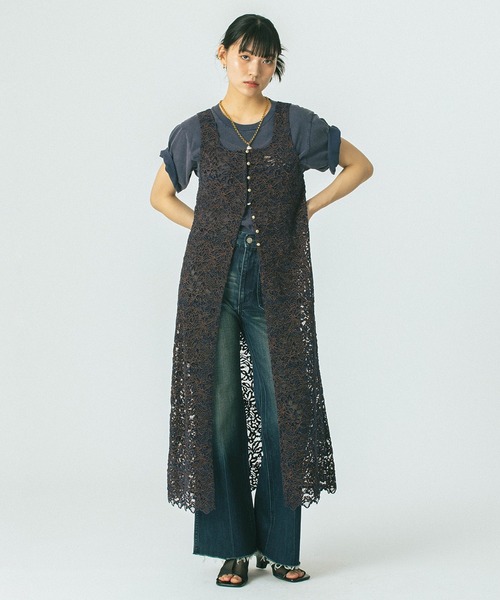ワンピース ROSE BUD mag.by c/LACE SLEEVELESS DRESS セール】(mag.by c)LACE SLEEVELESS DRESS（ワンピース）｜ROSE