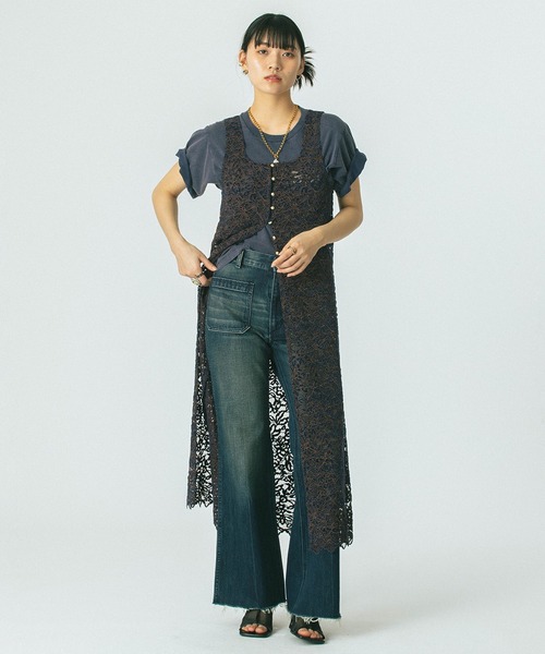 ワンピース ROSE BUD mag.by c/LACE SLEEVELESS DRESS セール】(mag.by c)LACE SLEEVELESS DRESS（ワンピース）｜ROSE