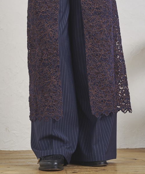 ROSE BUD(ローズバッド)の「(mag.by c)LACE SLEEVELESS DRESS(ワンピース・レディース・ホワイト/ネイビー・ONE SIZE)」の7枚目の写真