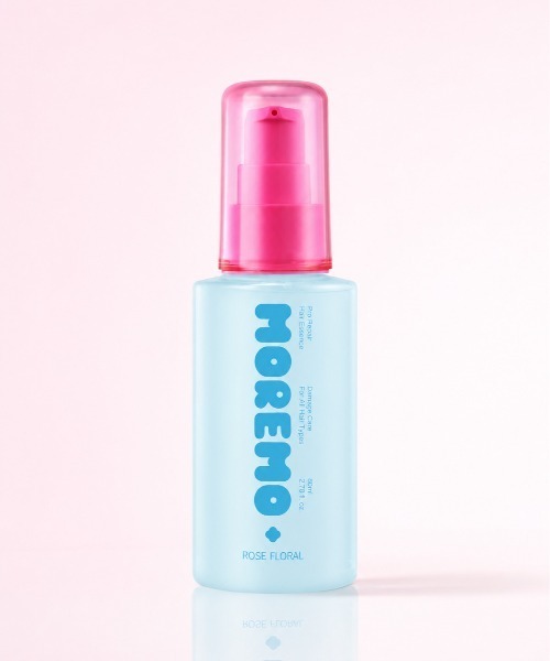 moremo(モレモ)の「【リニューアル】【moremo/モレモ】プロリペアヘアエッセンス 80ml|さらツヤ髪アウトバスケア(ヘアオイル/ヘアミルク・レディース・シトラスフローラルムスク/ローズフローラル・FREE)」の1枚目の写真