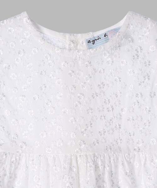 agnes b.（アニエスベー）の「TW11 L ROBE BLOOMER ベビー ワンピースブルマ（ロンパース・キッズ・ホワイト・18M/6MONTH/2YEAR/1YEAR）」の3枚目の写真