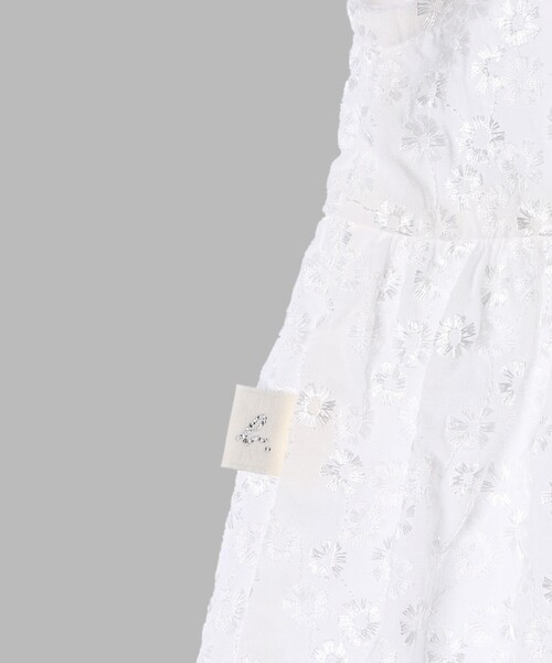agnes b.（アニエスベー）の「TW11 L ROBE BLOOMER ベビー ワンピースブルマ（ロンパース・キッズ・ホワイト・18M/6MONTH/2YEAR/1YEAR）」の5枚目の写真