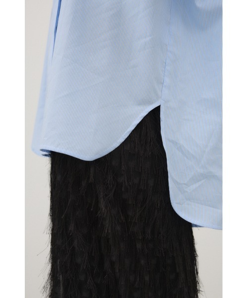crie conforto（クリーコンフォルト）の「シャーリングスリーブシャツ 長袖 / 秋服 / 冬服（シャツ/ブラウス・レディース・ホワイト/ブルー系その他/ブラック系その他・FREE）」の13枚目の写真