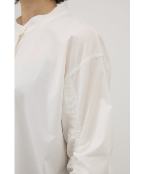 crie conforto（クリーコンフォルト）の「シャーリングスリーブシャツ 長袖 / 秋服 / 冬服（シャツ/ブラウス・レディース・ホワイト/ブルー系その他/ブラック系その他・FREE）」の22枚目の写真