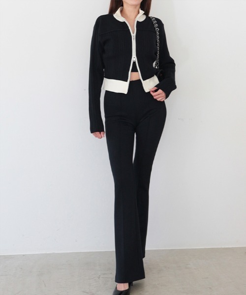 AMBIENT(アンビエント)の「ニットジップカーディガン(カーディガン/ボレロ・レディース・ブラック系その他/アイボリー/グレー/ブルー系その他・FREE)」の12枚目の写真