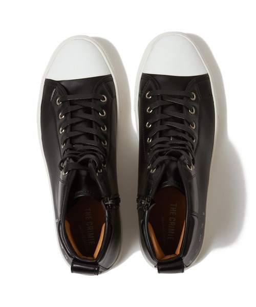 CRIMIE（クライミー）の「DYLAN HGH CUT ZIP SNEAKER（スニーカー・メンズ・ブラック×ブラック/ブラック×ホワイト・10(28.0cm)/9(27.0cm)/7(25cm)/11(29cm)/8(26cm)）」の12枚目の写真