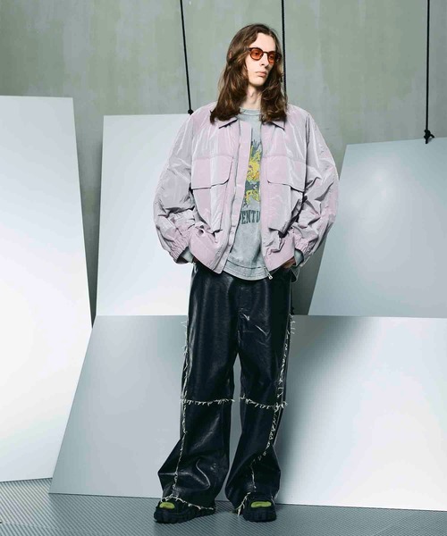 メゾンスペシャル プライムオーバーワッシャーナイロンビッグポケットブルゾン UNISEX》Prime-Over Washed Nylon Big Pocket Blouson/プライム