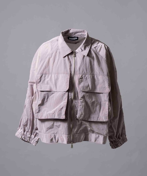 メゾンスペシャル プライムオーバーワッシャーナイロンビッグポケットブルゾン セール】《UNISEX》Prime-Over Washed Nylon Big Pocket Blouson