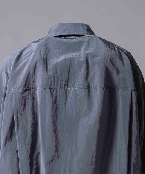 【今季新作‼︎即完売‼︎】メゾンスペシャルのオーバーサイズナイロンブルゾン Washed Nylon Prime-Over Anorak Hoodie