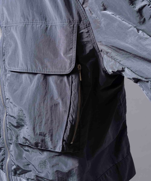 メゾンスペシャル プライムオーバーワッシャーナイロンビッグポケットブルゾン UNISEX》Prime-Over Washed Nylon Big Pocket Blouson/プライム