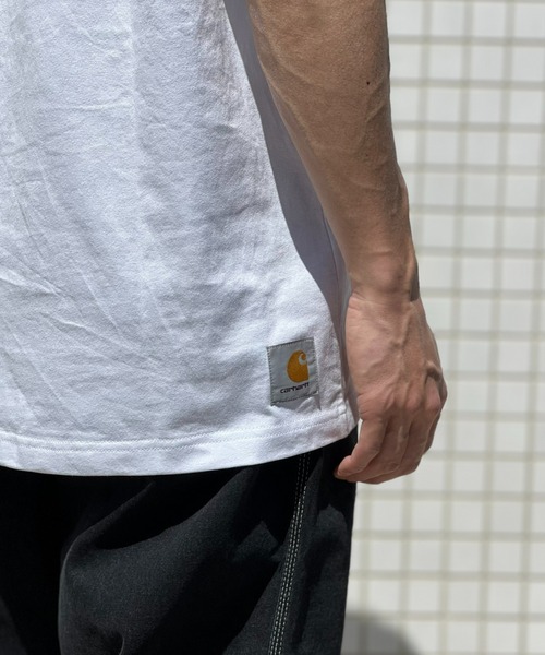 Carhartt WIP(カーハートダブリューアイピー)の「【Carhartt WIP】S/S WIP T-SHIRT ダブルアイピーティーシャツ(Tシャツ/カットソー・メンズ・ブラック/ホワイト・X-LARGE/LARGE/MEDIUM)」の7枚目の写真