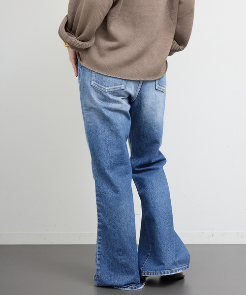 Attick by Johnbull(アティックバイジョンブル)の「【ATTICK BY JOHNBULL/アティック バイ ジョンブル】 FLARE DENIM(デニムパンツ・レディース・ブルー・34/36/38)」の16枚目の写真