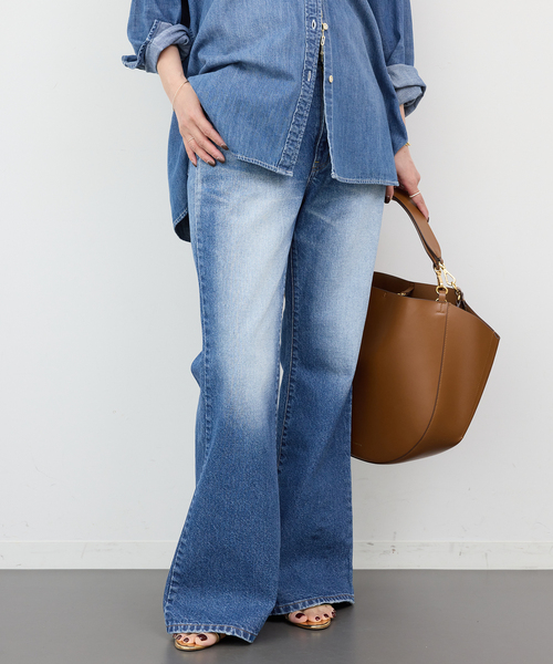 Attick by Johnbull(アティックバイジョンブル)の「【ATTICK BY JOHNBULL/アティック バイ ジョンブル】 FLARE DENIM(デニムパンツ・レディース・ブルー・34/36/38)」の20枚目の写真