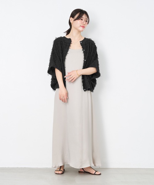 最終38900円　新品タグ付き　MICALL MICALL ゆったりフリルワンピ MICA&DEAL】ティアードカットワンピース
