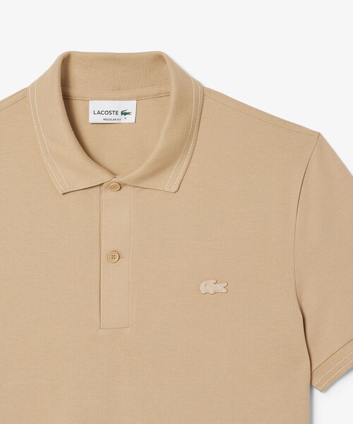 ラコステ 配色ステッチポロシャツ PH1498-99 ネイビー サイズ3 新品 ラコステ LACOSTE 配色ステッチポロシャツ （ネイビー
