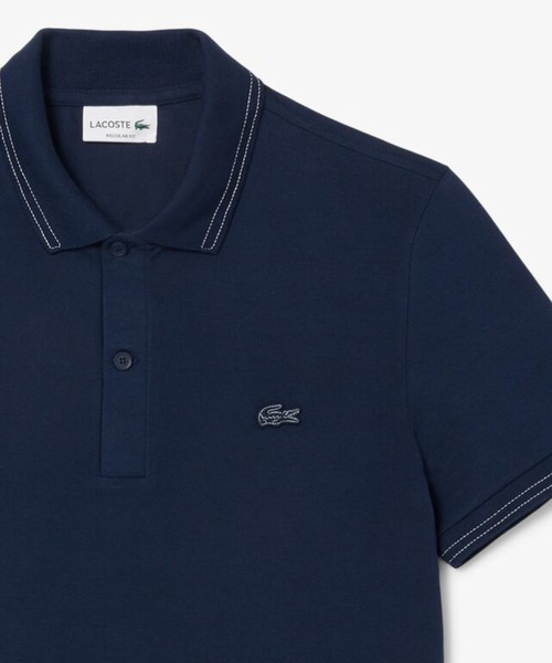 セール】配色ステッチポロシャツ（ポロシャツ）｜LACOSTE