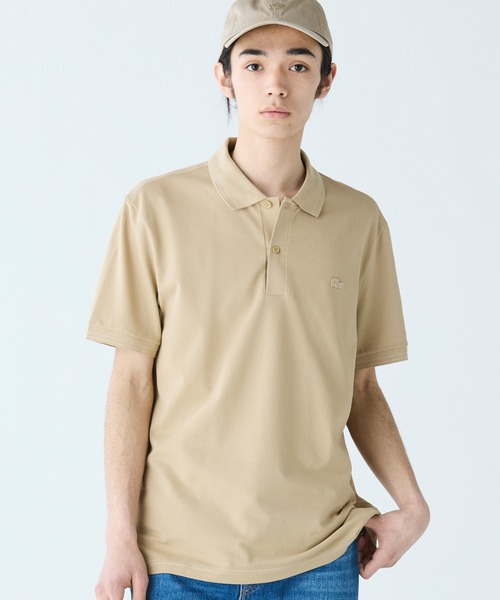 LACOSTE（ラコステ）の「配色ステッチポロシャツ（ポロシャツ・メンズ・ベージュ/ネイビー/グリーン・2/4/6/3/5）」の7枚目の写真