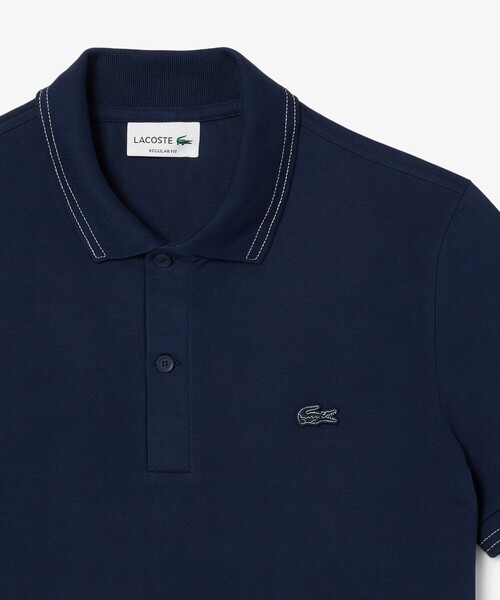 LACOSTE（ラコステ）の「配色ステッチポロシャツ（ポロシャツ・メンズ・ベージュ/ネイビー/グリーン・2/4/6/3/5）」の15枚目の写真