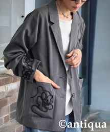 antiqua | コード刺繍ジャケット(テーラードジャケット)