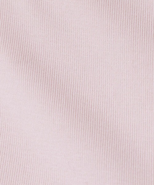 DAY CLOSET（デイ クローゼット）の「【柔らかな肌さわり】長袖 シアー ステッチ×メロウフリル ハイネック リブ トップス rレディース（シャツ/ブラウス・レディース・ブラック/ホワイト/レッド/グレー/ピンク・M/L）」の13枚目の写真