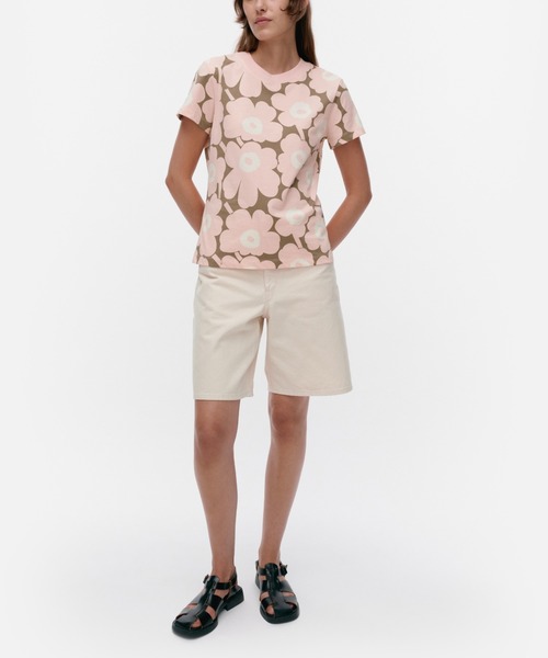 【2024AW】marimekko マリメッコ/ Heleys Unikko Tシャツ セール】【ASIA＆FINLAND EXCLUSIVE】Heleys Unikko / t-shirt