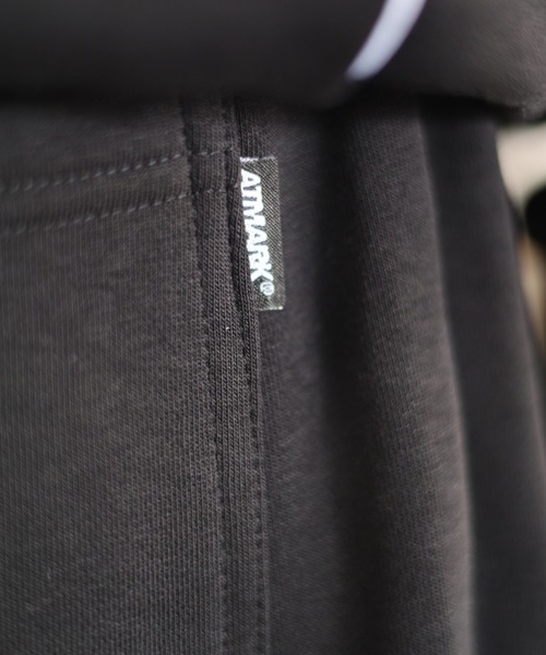 ATMARK(アットマーク)の「《フリーサイズ / UNISEX 》ThirdHonestyロゴ パイピング スウェットパンツ(スウェットパンツ・メンズ・ブラック/ホワイト・FREE)」の6枚目の写真
