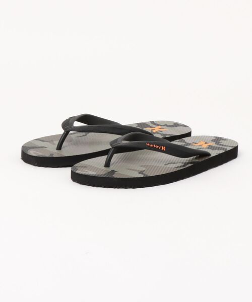 Hurley (ハーレー)の「【Hurley/ハーレー】ビーチサンダル M ICON PRINTED SANDALS(サンダル・メンズ・ブラック・10/8/9)」の1枚目の写真