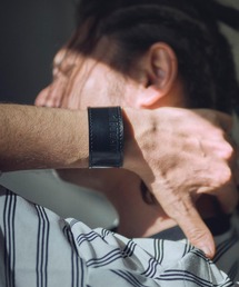 ADAM PATEK(A_pebN)ADAMPATEK/leather slap bracelet/U[XbvuXbg(AP2519001)(uXbg)