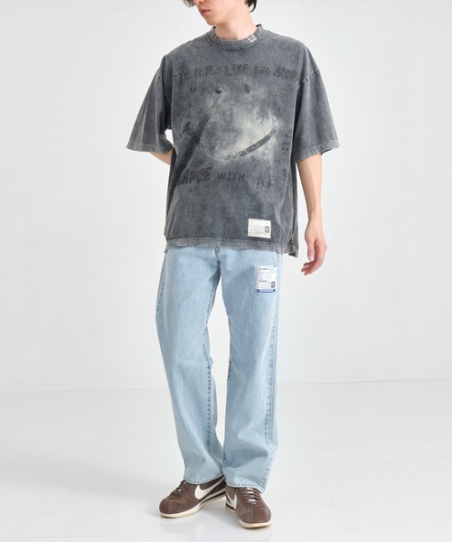 MIHARAYASUHIRO（ミハラヤスヒロ）の「【Maison MIHARA YASUHIRO/ メゾンミハラヤスヒロ】BLEACHED TEE（Tシャツ/カットソー・メンズ・ブラック/ブルー/ピンク・46/44）」の4枚目の写真