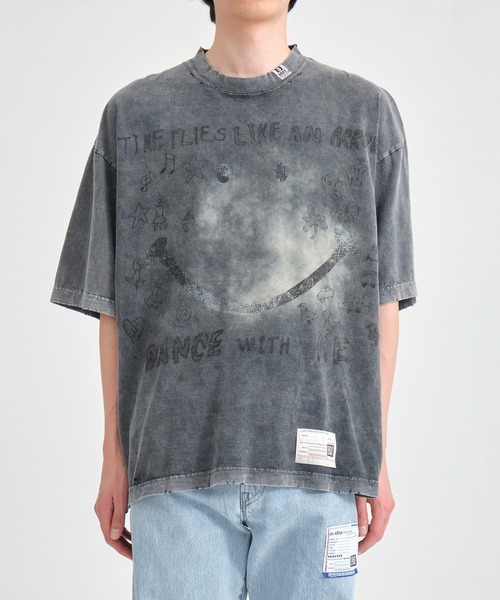 MIHARAYASUHIRO（ミハラヤスヒロ）の「【Maison MIHARA YASUHIRO/ メゾンミハラヤスヒロ】BLEACHED TEE（Tシャツ/カットソー・メンズ・ブラック/ブルー/ピンク・46/44）」の5枚目の写真