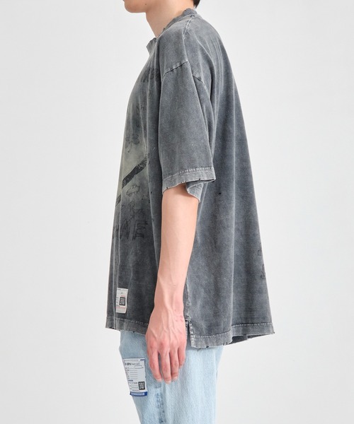 MIHARAYASUHIRO（ミハラヤスヒロ）の「【Maison MIHARA YASUHIRO/ メゾンミハラヤスヒロ】BLEACHED TEE（Tシャツ/カットソー・メンズ・ブラック/ブルー/ピンク・46/44）」の6枚目の写真