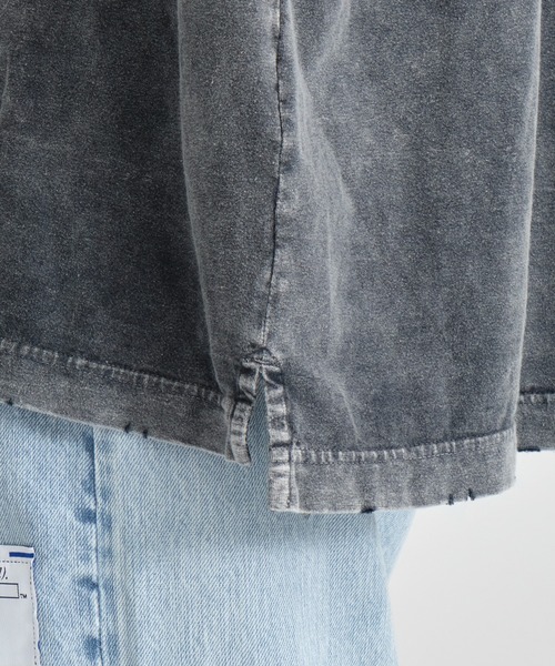 MIHARAYASUHIRO（ミハラヤスヒロ）の「【Maison MIHARA YASUHIRO/ メゾンミハラヤスヒロ】BLEACHED TEE（Tシャツ/カットソー・メンズ・ブラック/ブルー/ピンク・46/44）」の13枚目の写真