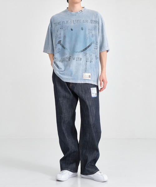 MIHARAYASUHIRO（ミハラヤスヒロ）の「【Maison MIHARA YASUHIRO/ メゾンミハラヤスヒロ】BLEACHED TEE（Tシャツ/カットソー・メンズ・ブラック/ブルー/ピンク・46/44）」の14枚目の写真