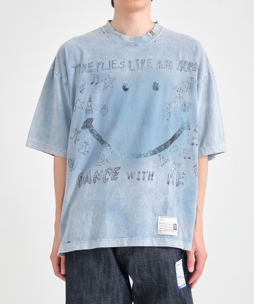 MIHARAYASUHIRO（ミハラヤスヒロ）の「【Maison MIHARA YASUHIRO/ メゾンミハラヤスヒロ】BLEACHED TEE（Tシャツ/カットソー・メンズ・ブラック/ブルー/ピンク・46/44）」の15枚目の写真