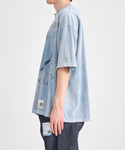 MIHARAYASUHIRO（ミハラヤスヒロ）の「【Maison MIHARA YASUHIRO/ メゾンミハラヤスヒロ】BLEACHED TEE（Tシャツ/カットソー・メンズ・ブラック/ブルー/ピンク・46/44）」の16枚目の写真