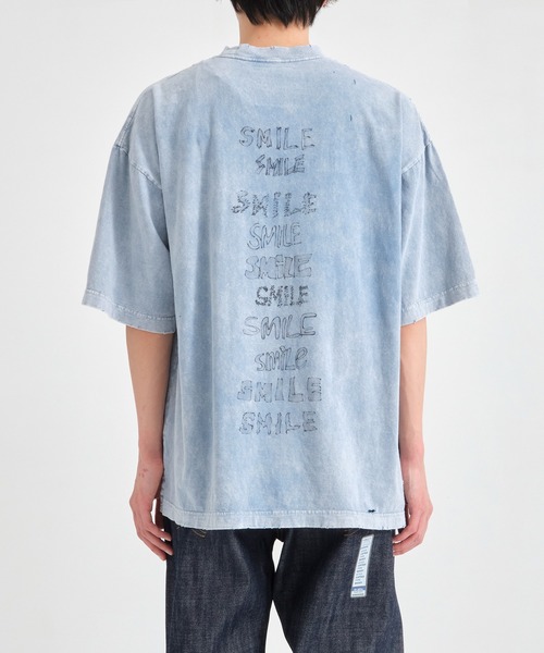 MIHARAYASUHIRO（ミハラヤスヒロ）の「【Maison MIHARA YASUHIRO/ メゾンミハラヤスヒロ】BLEACHED TEE（Tシャツ/カットソー・メンズ・ブラック/ブルー/ピンク・46/44）」の17枚目の写真