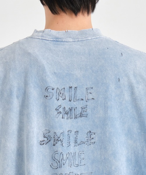 MIHARAYASUHIRO（ミハラヤスヒロ）の「【Maison MIHARA YASUHIRO/ メゾンミハラヤスヒロ】BLEACHED TEE（Tシャツ/カットソー・メンズ・ブラック/ブルー/ピンク・46/44）」の19枚目の写真