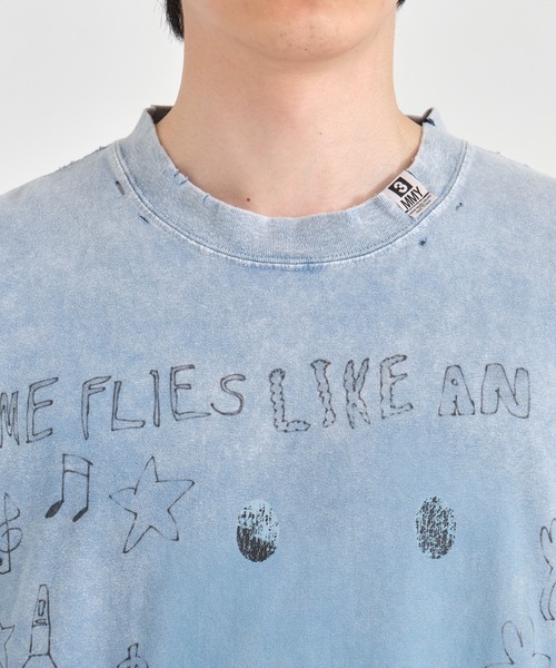 MIHARAYASUHIRO（ミハラヤスヒロ）の「【Maison MIHARA YASUHIRO/ メゾンミハラヤスヒロ】BLEACHED TEE（Tシャツ/カットソー・メンズ・ブラック/ブルー/ピンク・46/44）」の18枚目の写真