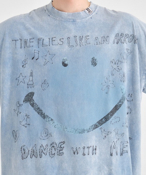 MIHARAYASUHIRO（ミハラヤスヒロ）の「【Maison MIHARA YASUHIRO/ メゾンミハラヤスヒロ】BLEACHED TEE（Tシャツ/カットソー・メンズ・ブラック/ブルー/ピンク・46/44）」の20枚目の写真