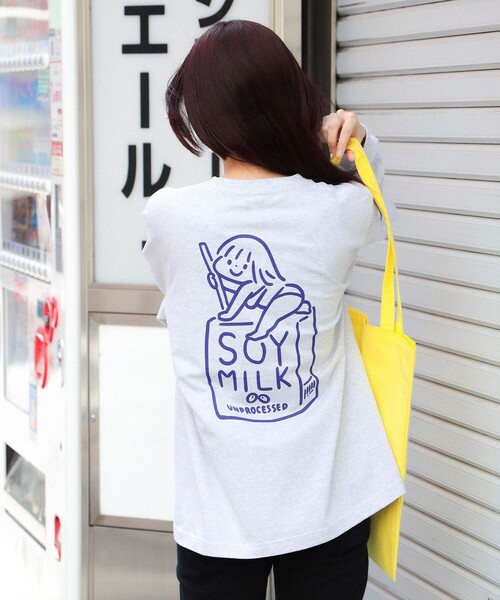 tシャツ 白根ゆたんぽ / soy milk Long Sleeve Tee Shirt レディース メンズ 白根ゆたんぽ / soy milk Long Sleeve Tee Shirt（Tシャツ